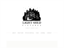 Tablet Screenshot of lightshedpictures.com